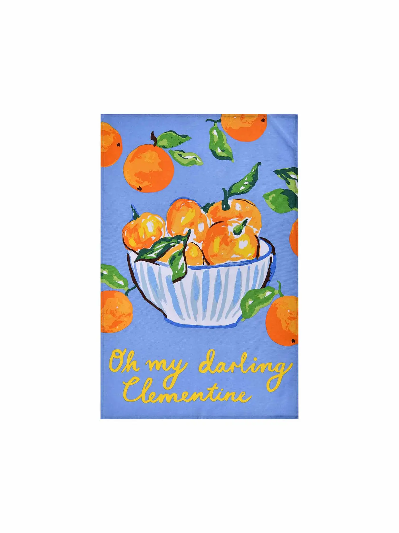 ULSTER WEAVERS | Geschirrtuch 45x75cm Summer Fruits Citron | hellblau